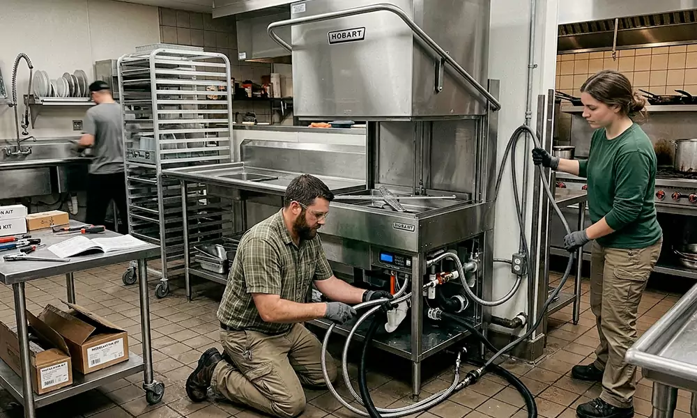 Commercial Dishwasher Installation in Wilmington, MA