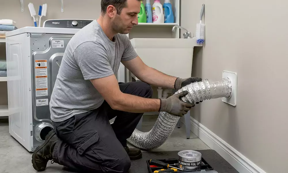 Dryer Vent Installation in Wilmington, MA