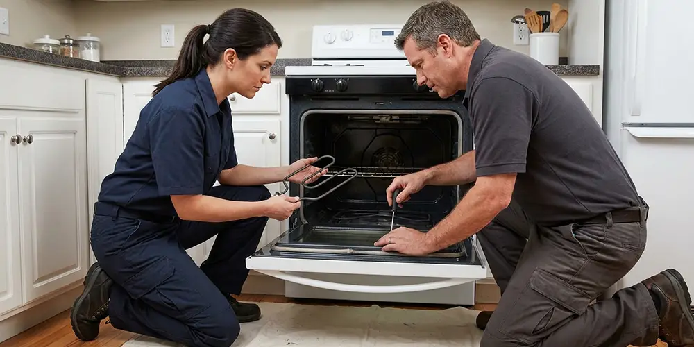 Oven Heating Element Replacement in Wilmington, MA