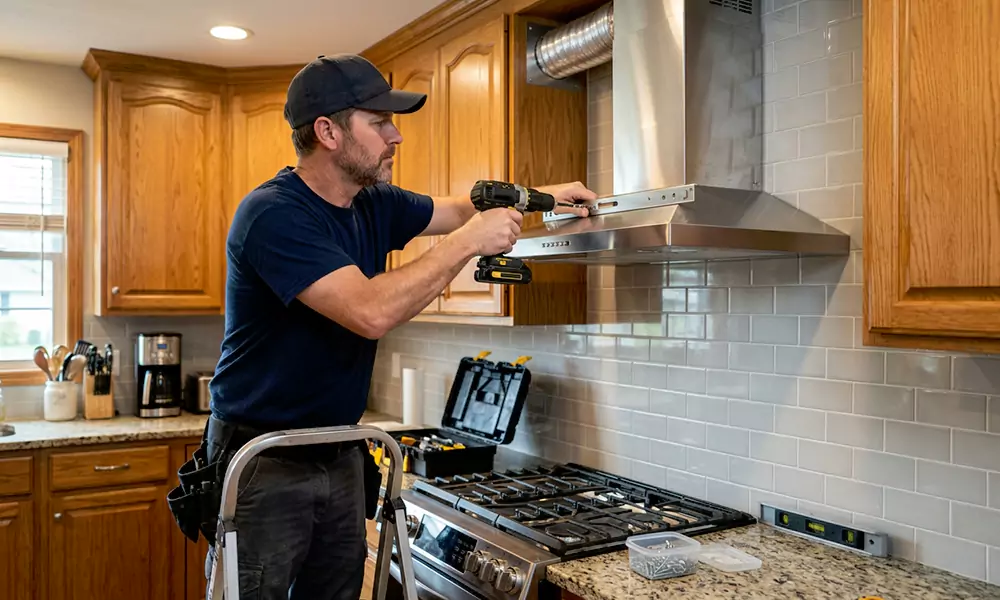 Range Hood Installation in Wilmington, MA