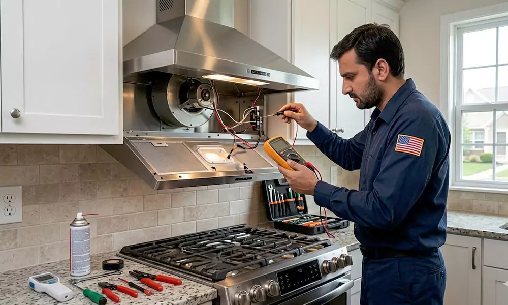 Range Hood Repair in Wilmington, MA