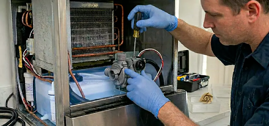Commercial Ice Maker Water Pump Repair in Wilmington