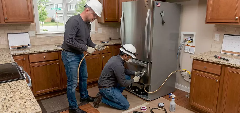 Propane Refrigerator Installation in Wilmington